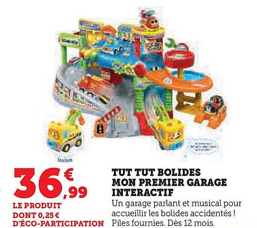 TUT TUT BOLIDES MON PREMIER GARAGE INTERACTIF