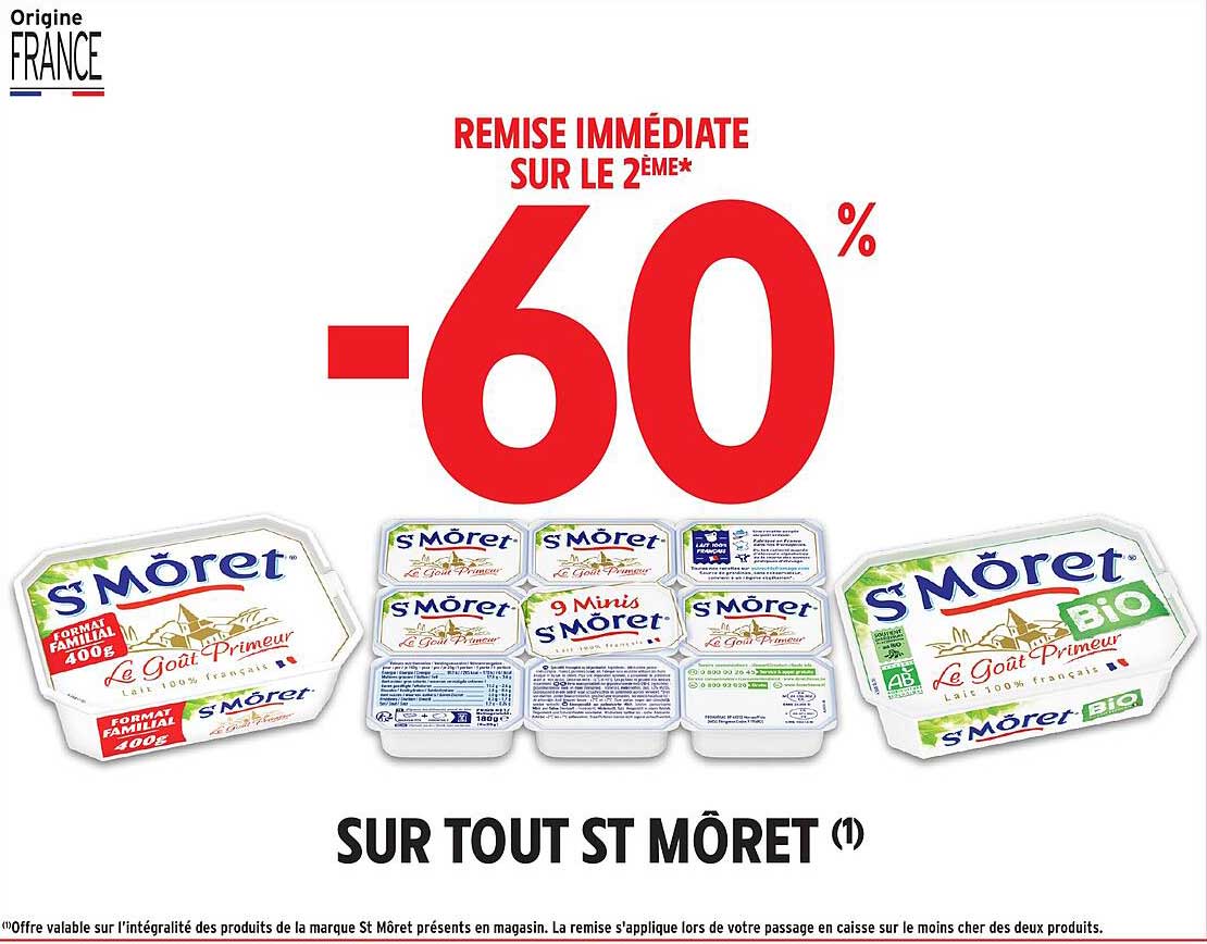 -60 % SUR TOUT ST MÔRET