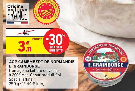 AOP CAMEMBERT DE NORMANDIE E. GRAINDORGE