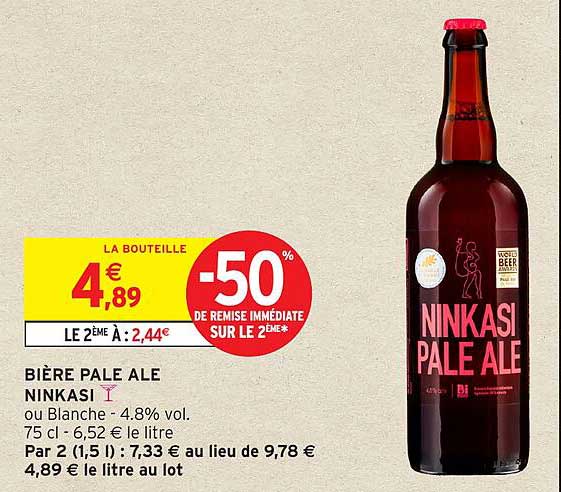 BIAÈRE PALE ALE NINKASI