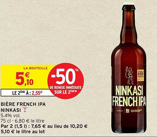 BIÈRE FRENCH IPA NINKASI