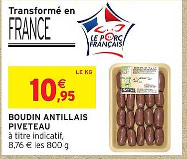 BOUDIN ANTILLAIS PIVETEAU