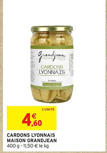 CARDONS LYONNAIS MAISON GRANDJEAN