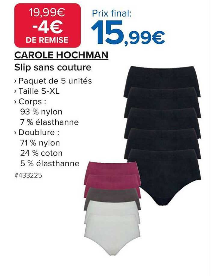 CAROLE HOCHMAN Slip sans couture