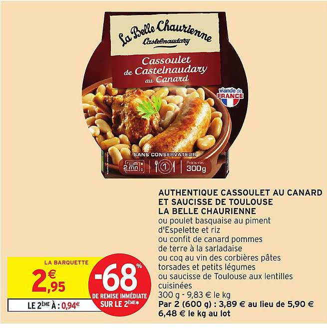 Cassoulet de Castelnaudary au Canard