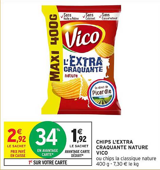 CHIPS L'EXTRA CRAQUANTE NATURE VICO