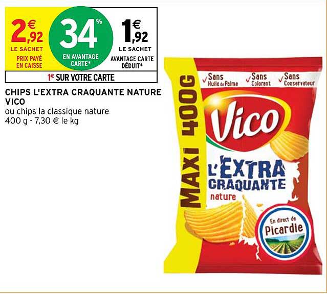 CHIPS L'EXTRA CRAQUANTE NATURE VICO