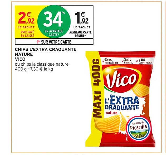 CHIPS L'EXTRA CRAQUANTE NATURE VICO