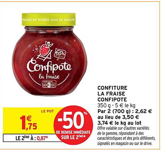 CONFITURE LA FRAISE CONFIPOTE