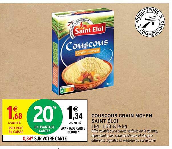 COUSCOUS GRAIN MOYEN SAINT ÉLOI