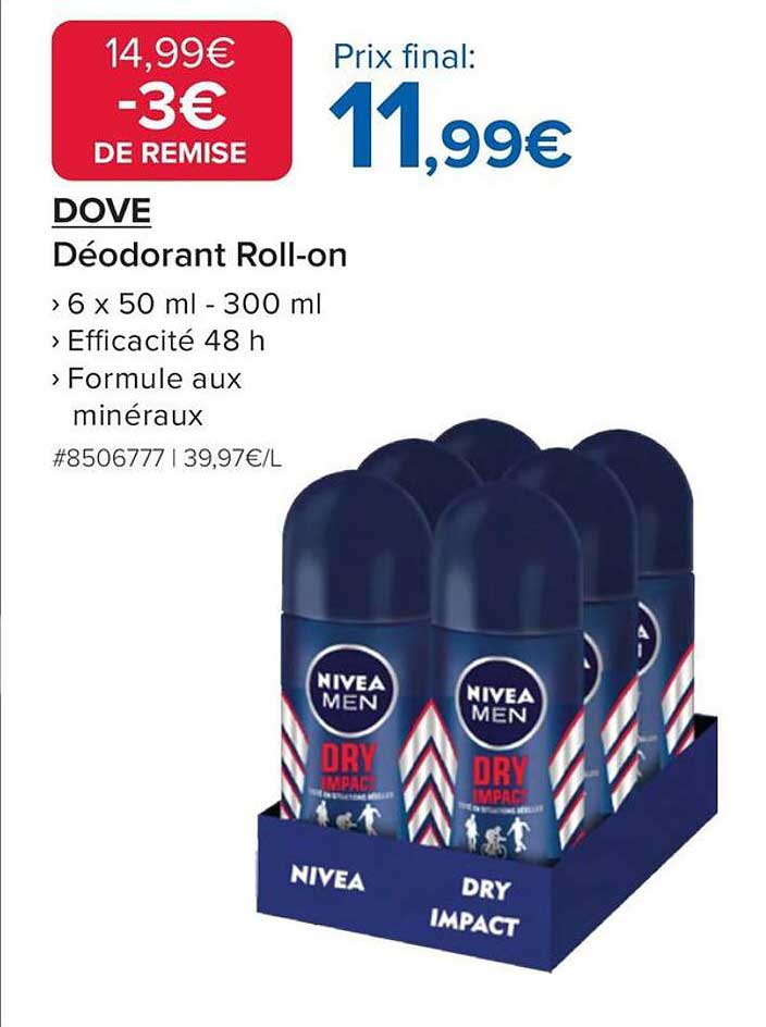 DOVE Déodorant Roll-on