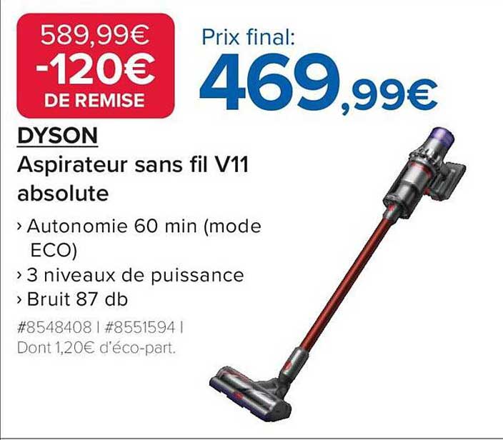 DYSON Aspirateur sans fil V11 absolute