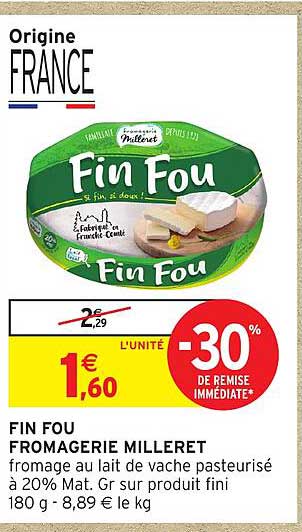 FIN FOU FROMAGERIE MILLERET