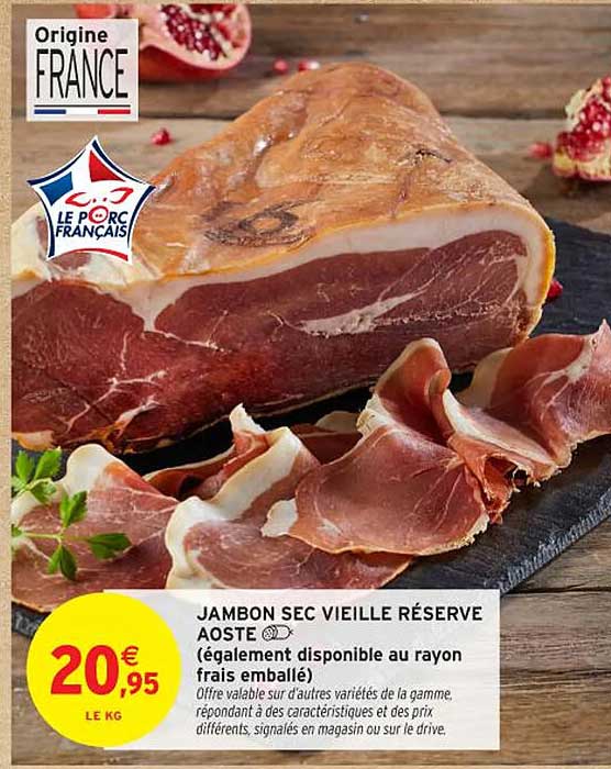 JAMBON SEC VIEILLE RÉSERVE AOSTE