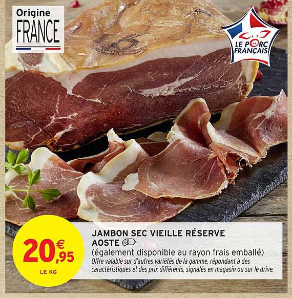 JAMBON SEC VIEILLE RÉSERVE AOSTE