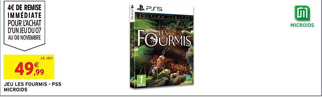 JEU LES FOURMIS - PS5 MICroids