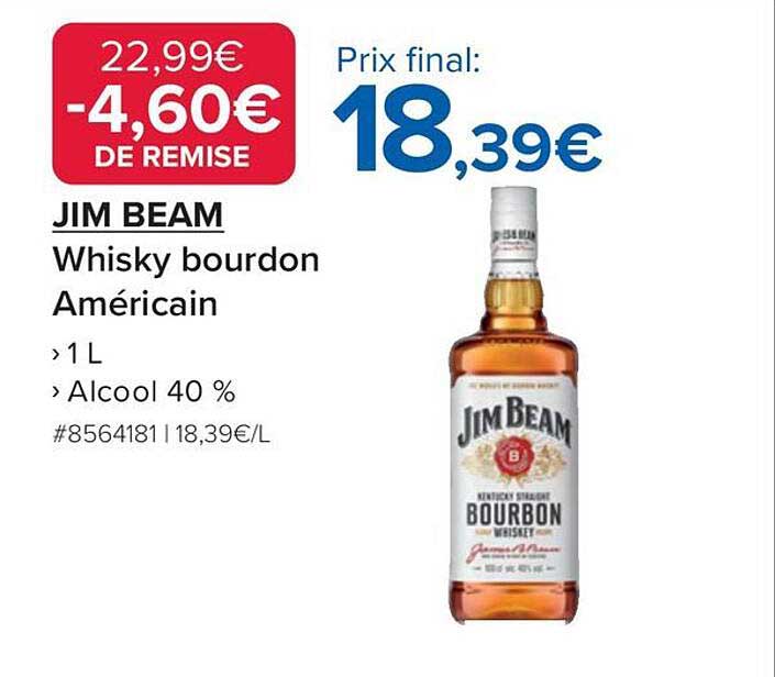 JIM BEAM Whisky bourdon Américain