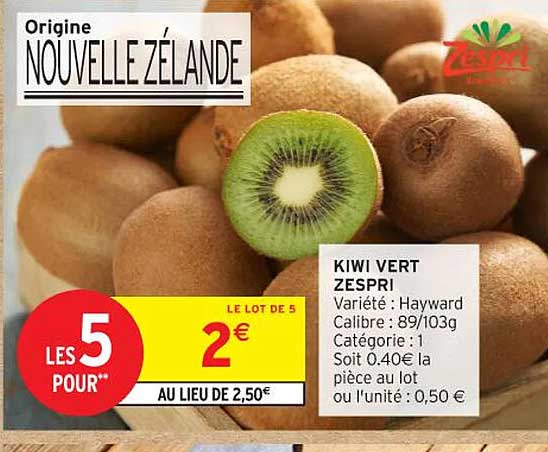 KIWI VERT ZESPRI