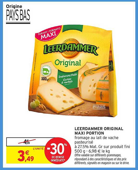 LEERDAMMER ORIGINAL MAXI PORTION