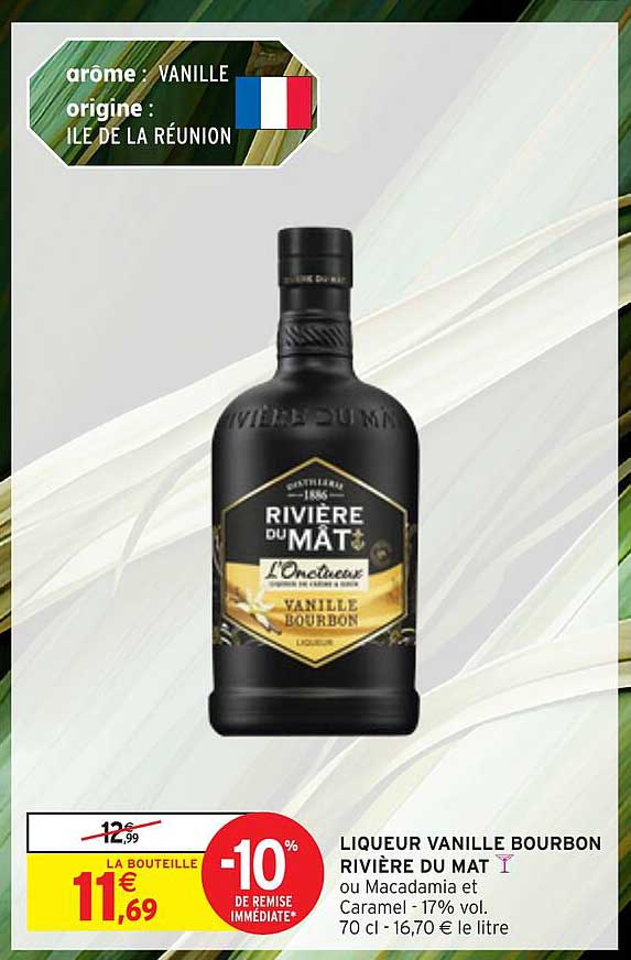 LIQUEUR VANILLE BOURBON RIVIÈRE DU MAT