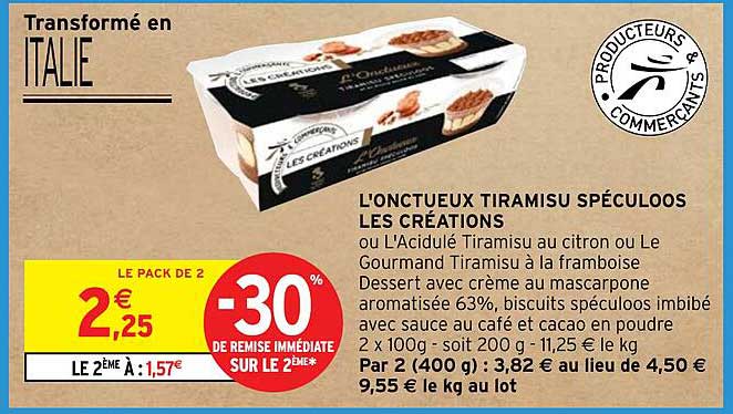 L'ONCTUEUX TIRAMISU SPéCULOS LES CRéATIONS