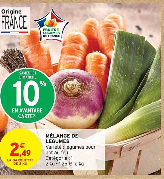 MÉLANGE DE LEGUMES