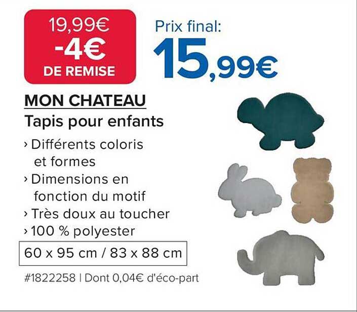 MON CHATEAU Tapis pour enfants