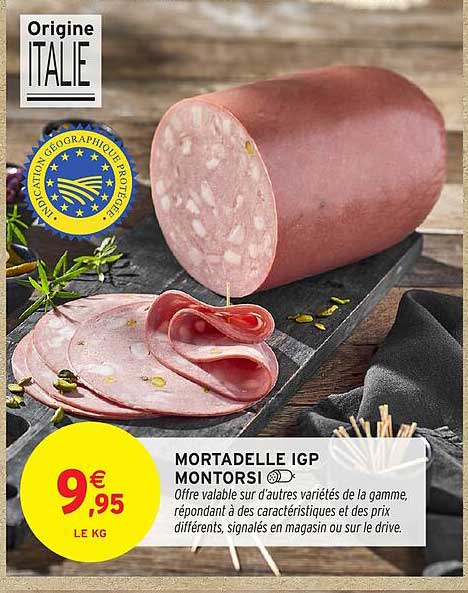 MORTADELLE IGP MONTORSI