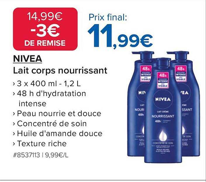 NIVEA Lait corps nourrissant