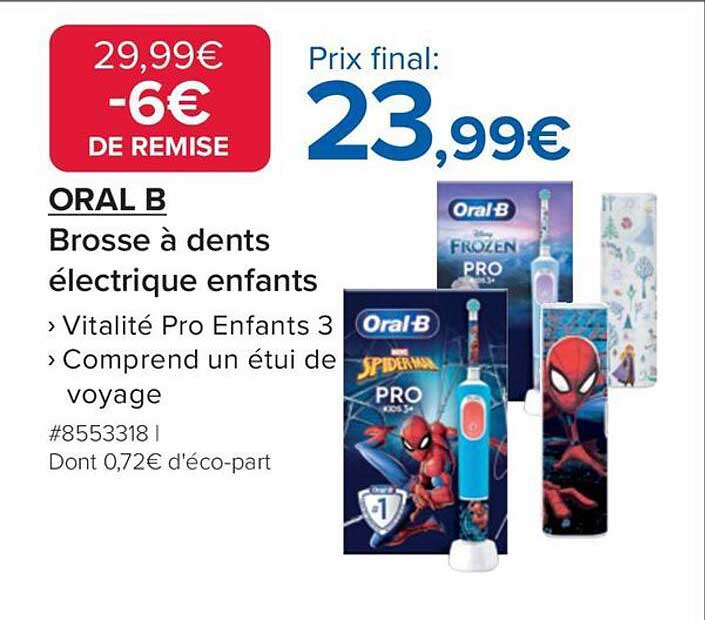 ORAL B Brosse à dents électrique enfants