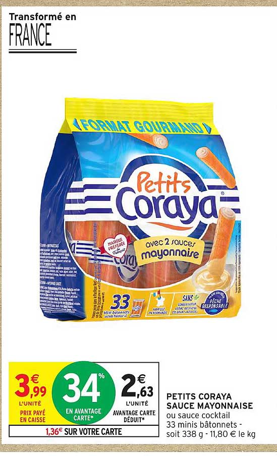 PETITS CORAYA SAUCE MAYONNAISE