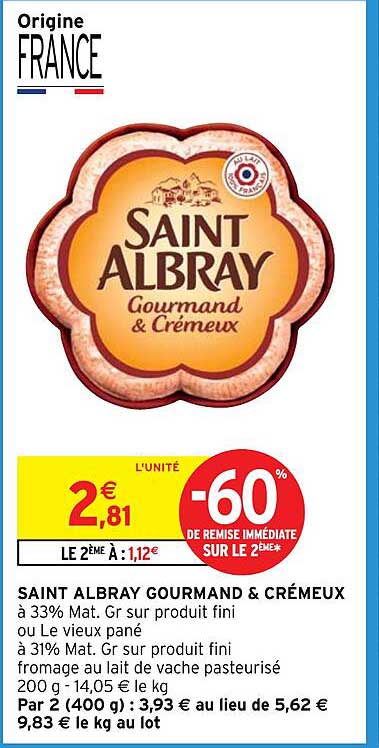 SAINT ALBRAY GOURMAND & CRÉMEUX