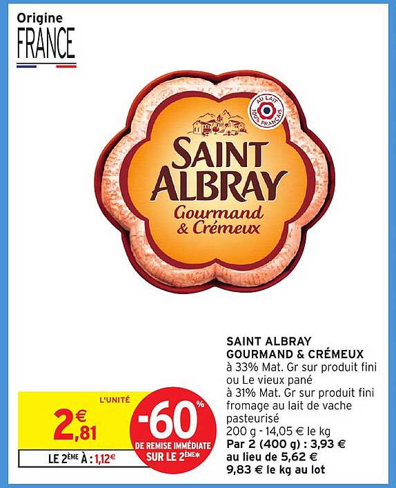 SAINT ALBRAY GOURMAND & CRÉMEUX