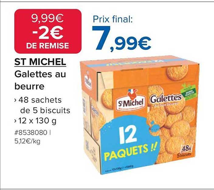 ST MICHEL Galettes au beurre