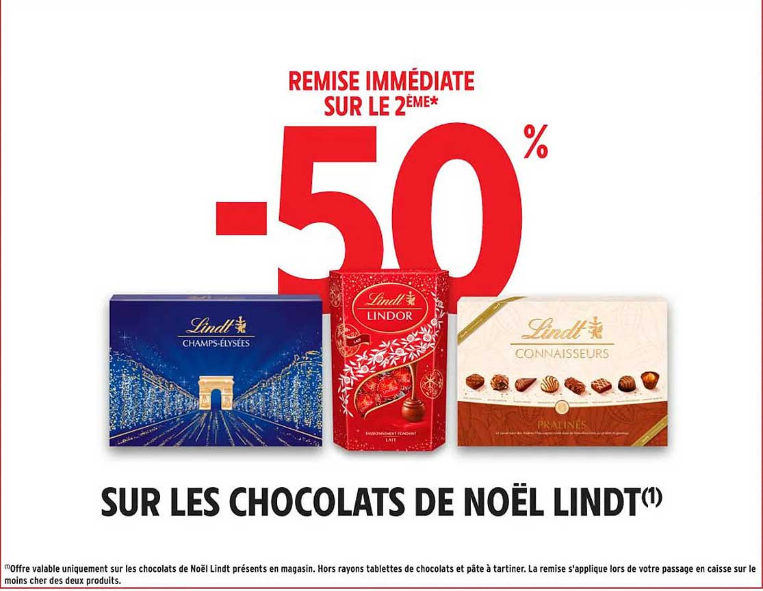 SUR LES CHOCOLATS DE NOËL LINDT