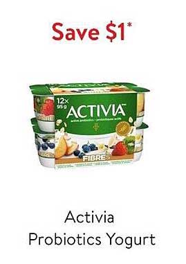 Activia Probiotics Yogurt