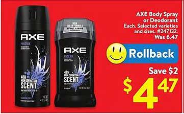 AXE Body Spray or Deodorant