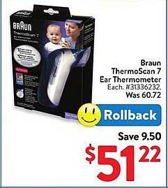 Braun ThermoScan 7 Ear Thermometer