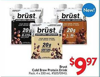 Brüst Cold Brew Protein Drink