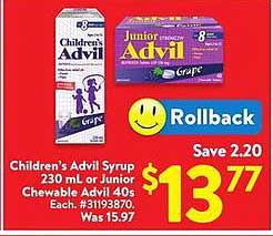 Children's Advil Syrup