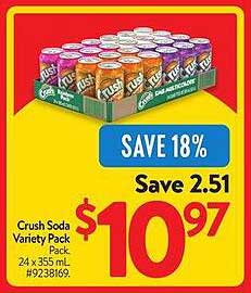 Crush Soda Variety Pack