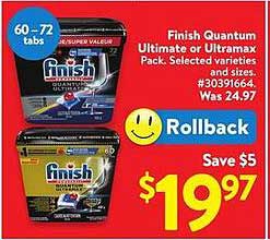 Finish Quantum Ultimate or Ultramax Pack