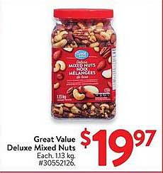 Great Value Deluxe Mixed Nuts