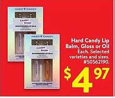 Hard Candy Lip Balm, Gloss or Oil