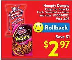 Humpty Dumpty Chips or Snacks