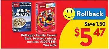 Kellogg's Family Cereal