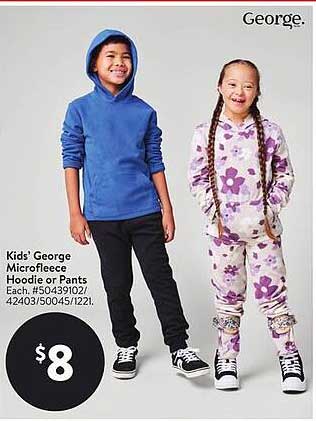 Kids' George Microfleece Hoodie or Pants