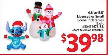 Licensed or Small Scene Inflatables