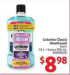 Listerine Classic Mouthwash