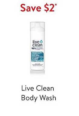 Live Clean Body Wash